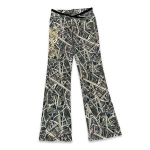 GWG Girls with Guns Yoga Leggings Camo Size Large Flare